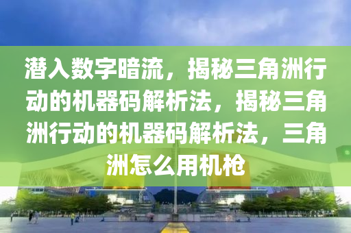 潜入数字暗流，揭秘三角洲行动的机器码解析法，揭秘三角洲行动的机器码解析法，三角洲怎么用机枪