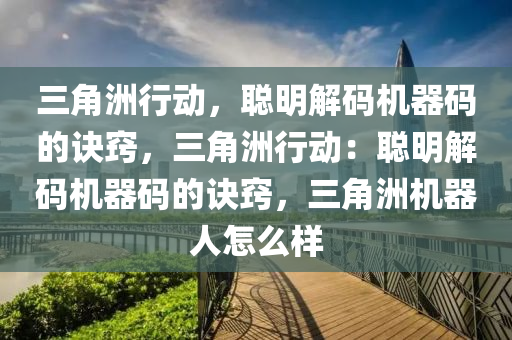 三角洲行动，聪明解码机器码的诀窍，三角洲行动：聪明解码机器码的诀窍，三角洲机器人怎么样