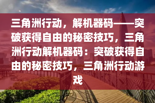 三角洲行动，解机器码——突破获得自由的秘密技巧，三角洲行动解机器码：突破获得自由的秘密技巧，三角洲行动游戏