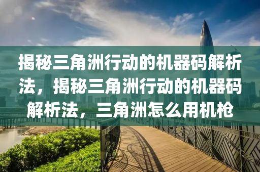 揭秘三角洲行动的机器码解析法，揭秘三角洲行动的机器码解析法，三角洲怎么用机枪