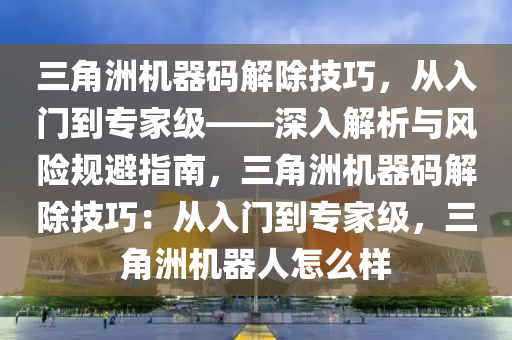 三角洲机器码解除技巧，从入门到专家级——深入解析与风险规避指南，三角洲机器码解除技巧：从入门到专家级，三角洲机器人怎么样