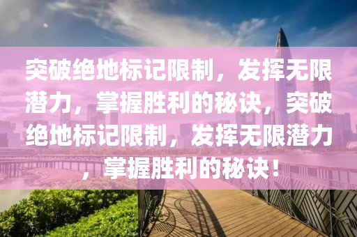 突破绝地标记限制，发挥无限潜力，掌握胜利的秘诀，突破绝地标记限制，发挥无限潜力，掌握胜利的秘诀！