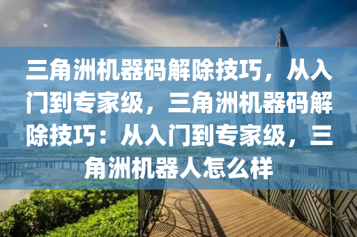 三角洲机器码解除技巧，从入门到专家级，三角洲机器码解除技巧：从入门到专家级，三角洲机器人怎么样