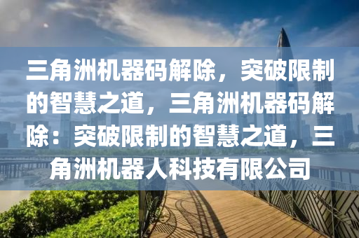 三角洲机器码解除，突破限制的智慧之道，三角洲机器码解除：突破限制的智慧之道，三角洲机器人科技有限公司