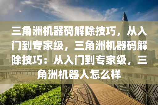 三角洲机器码解除技巧，从入门到专家级，三角洲机器码解除技巧：从入门到专家级，三角洲机器人怎么样