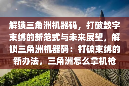 解锁三角洲机器码，打破数字束缚的新范式与未来展望，解锁三角洲机器码：打破束缚的新办法，三角洲怎么拿机枪