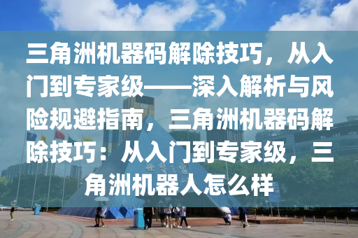 三角洲机器码解除技巧，从入门到专家级——深入解析与风险规避指南，三角洲机器码解除技巧：从入门到专家级，三角洲机器人怎么样